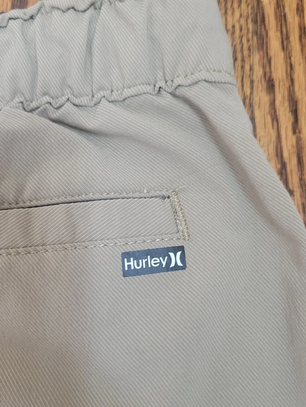 Hurley Kids Light Tan Drawstring Joggers Size Medium